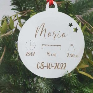Bola de navidad bebé