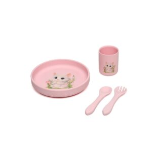 Vajilla silicona kiokids animales