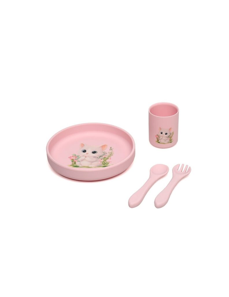 Vajilla silicona kiokids animales