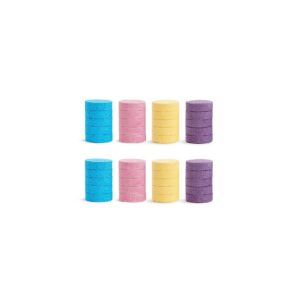 Pastillas de colores para agua