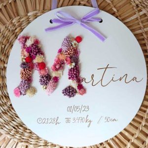Placa inicial flor