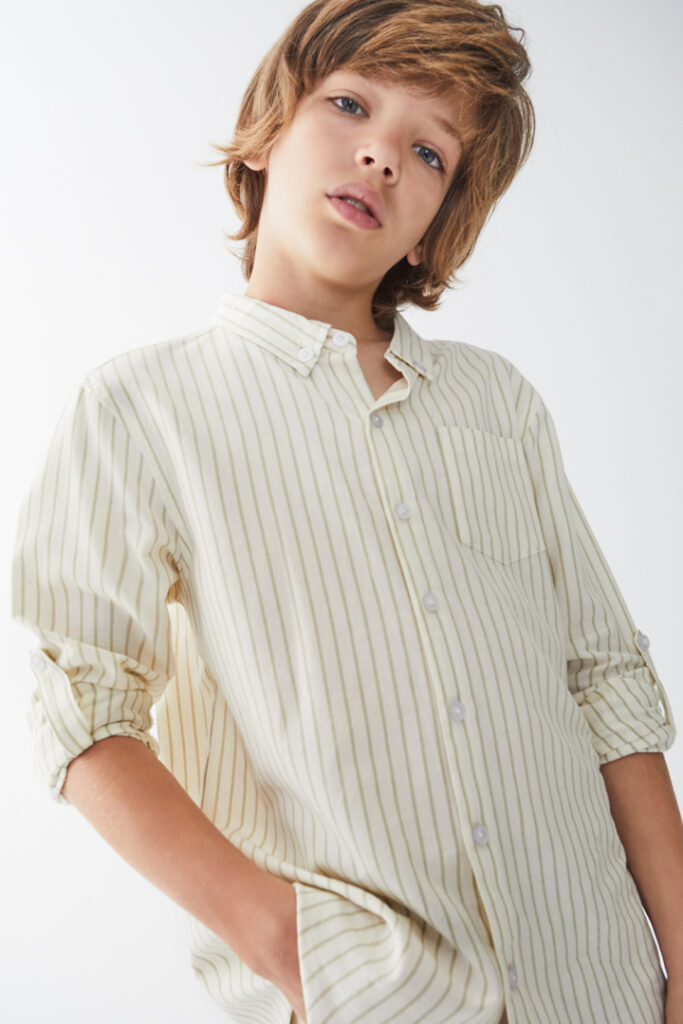 Camisa rayas verdes Street monkey