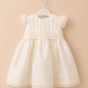 Vestido tul beige ceremonia