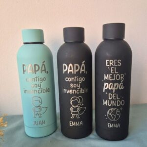 Botella de acero papá