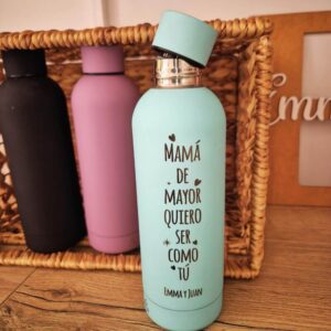 Botella de acero mamá