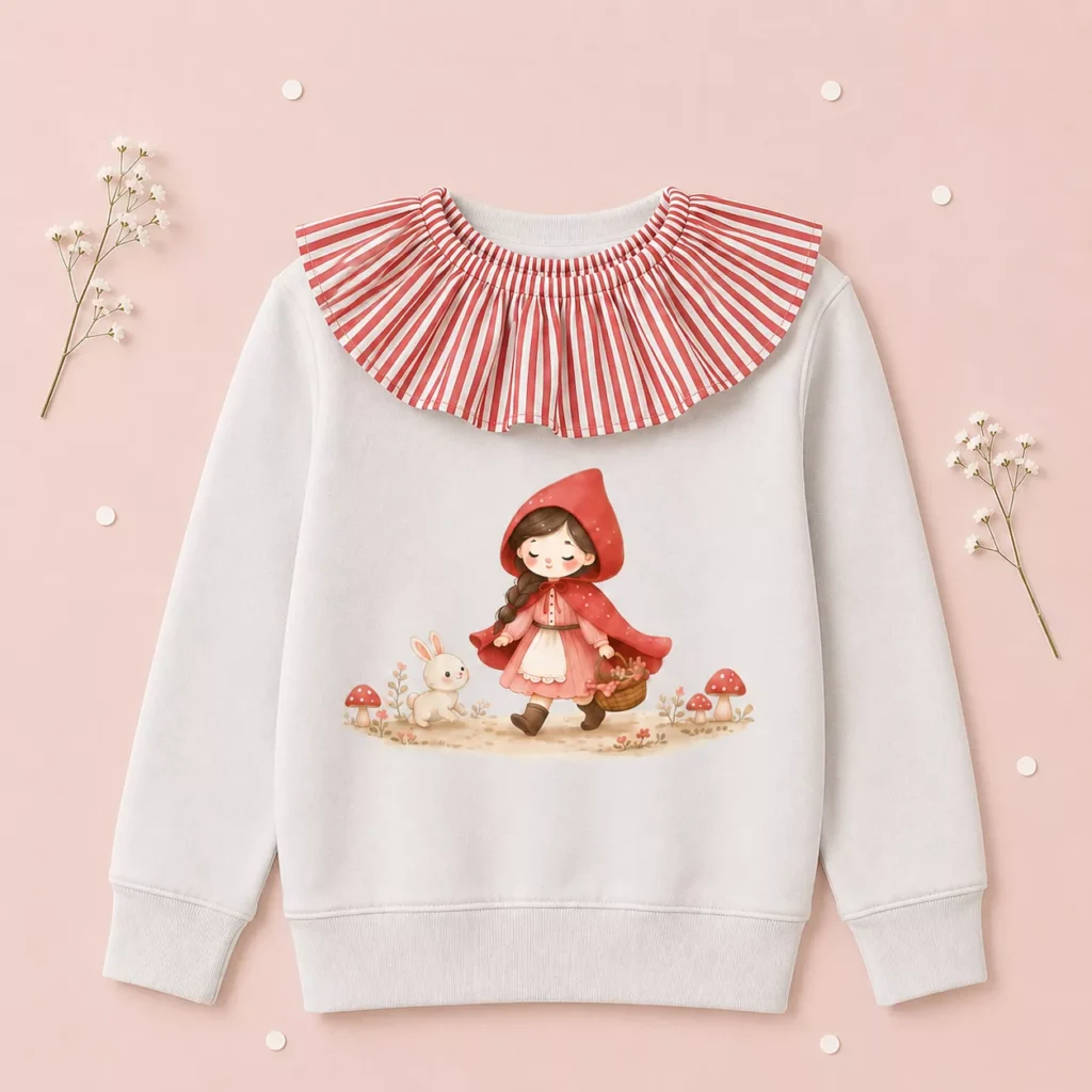 Sudadera caperucita