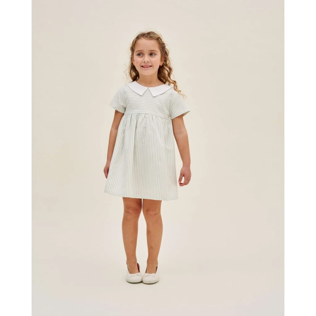 Vestido rayas verdes Dadati