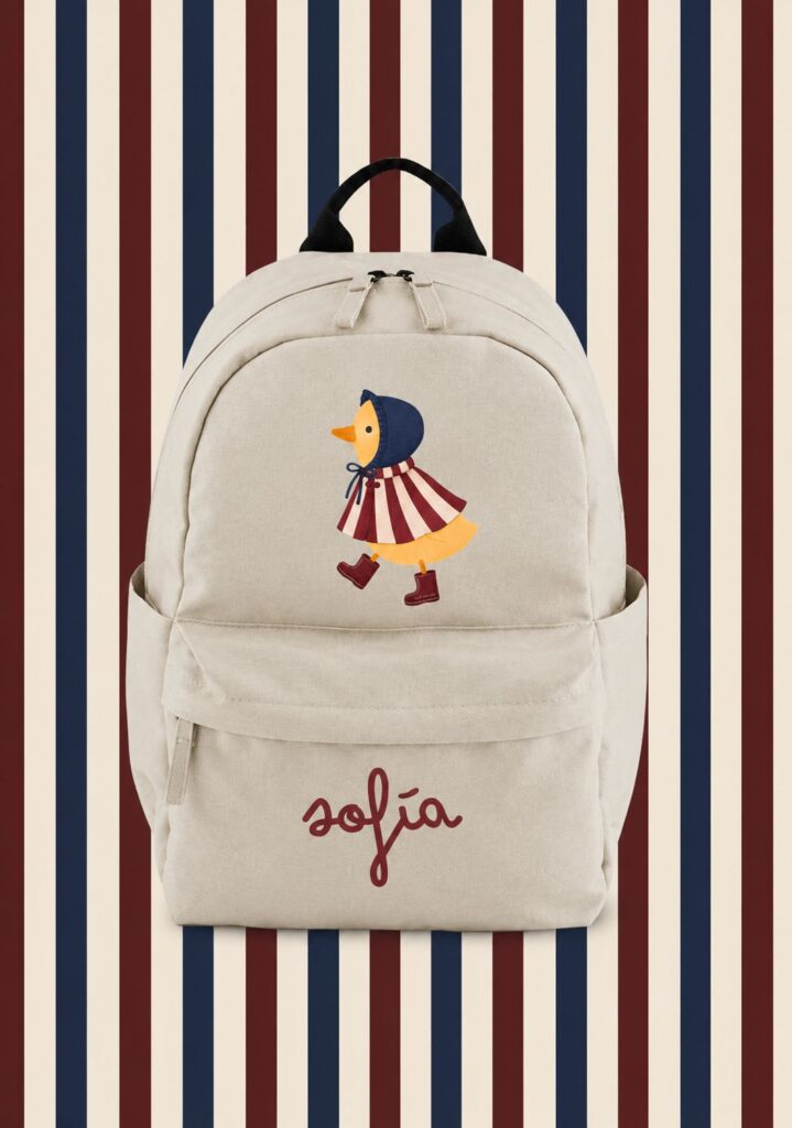 Mochila primaria pato
