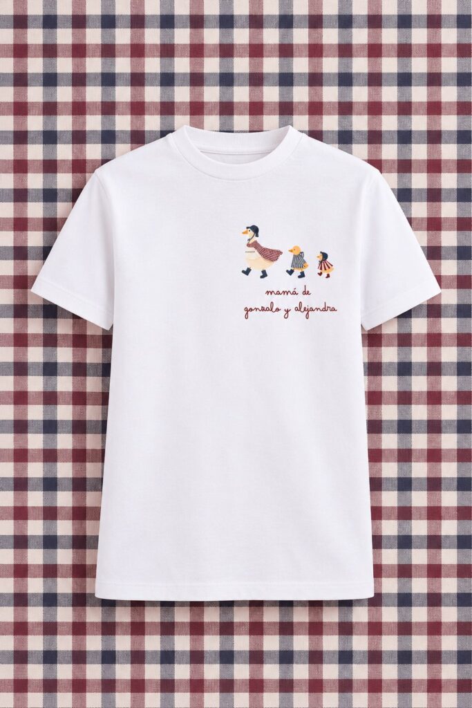 Camiseta mamá pato