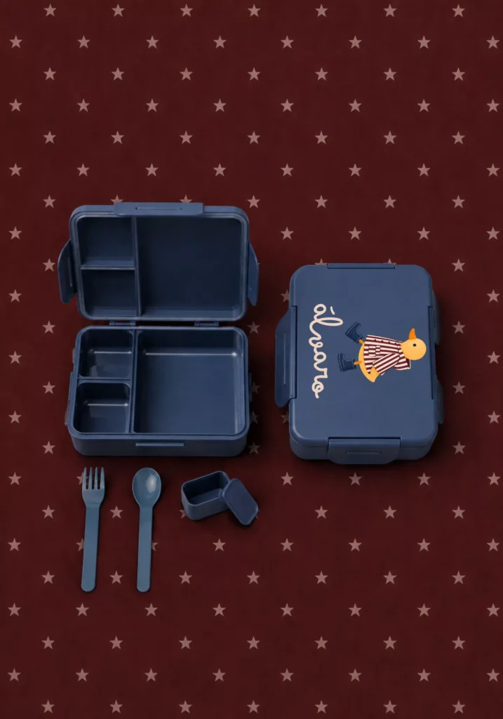 Caja almuerzo patos 2 colores