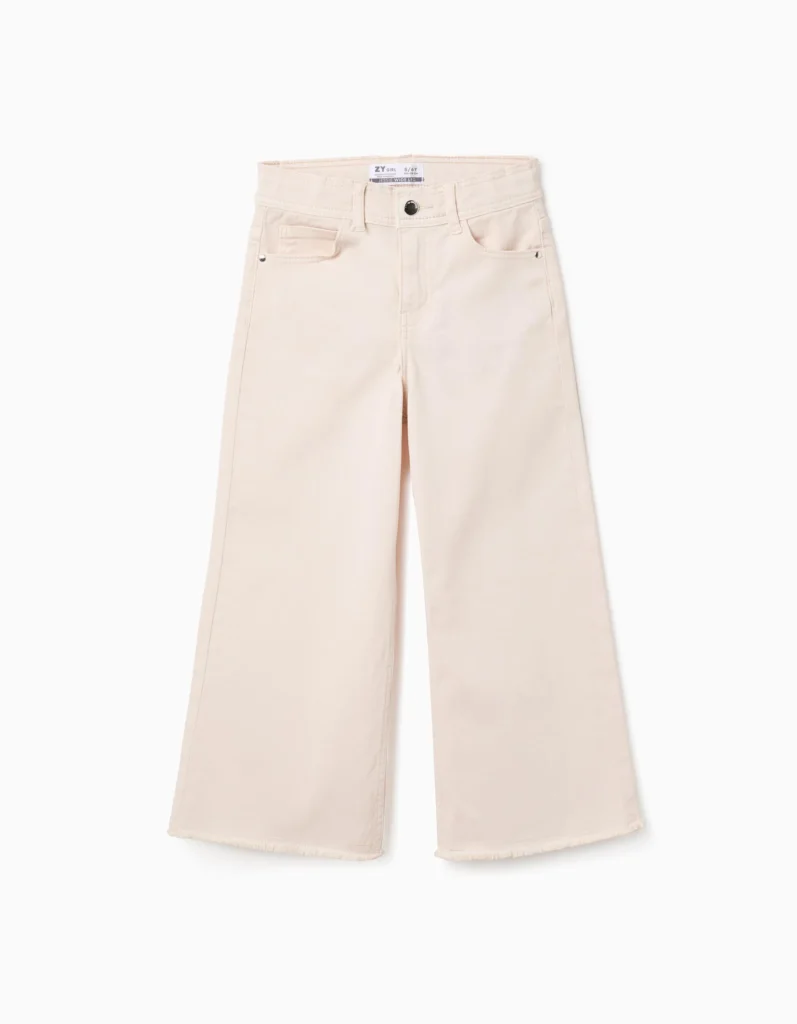 Pantalón niña beige
