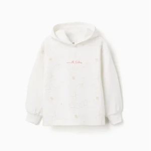 Sudadera blanca niña