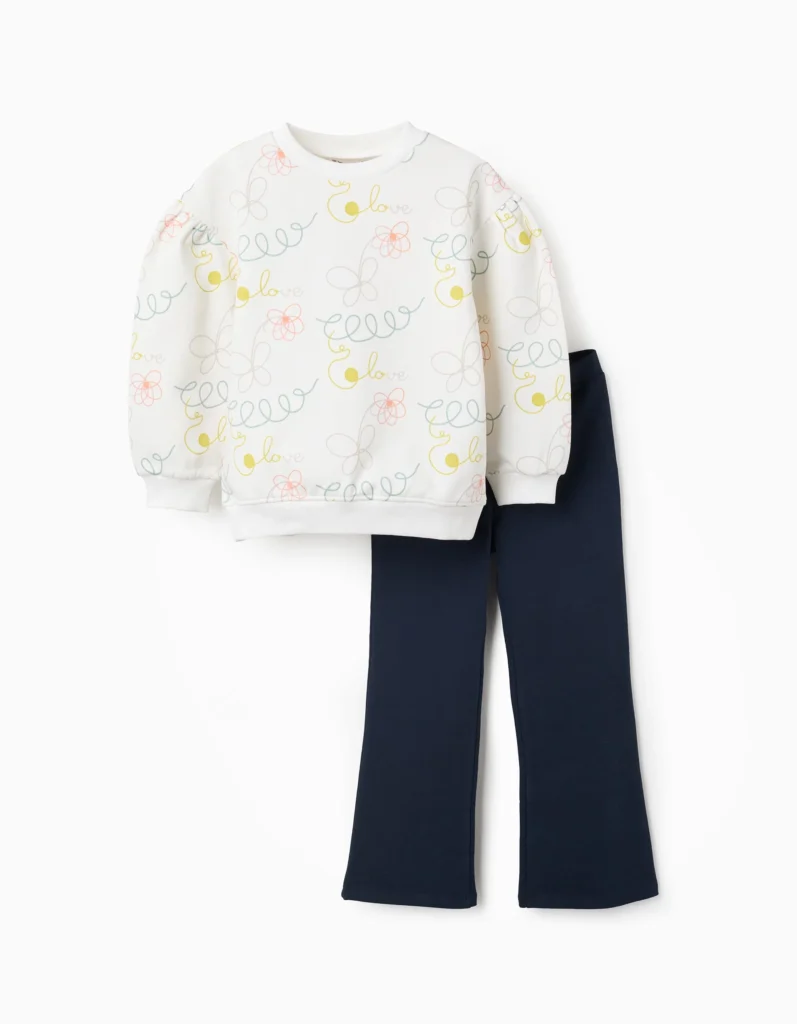 Chandal flores niña zippy