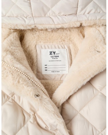 Abrigo pelito beige - Imagen 2