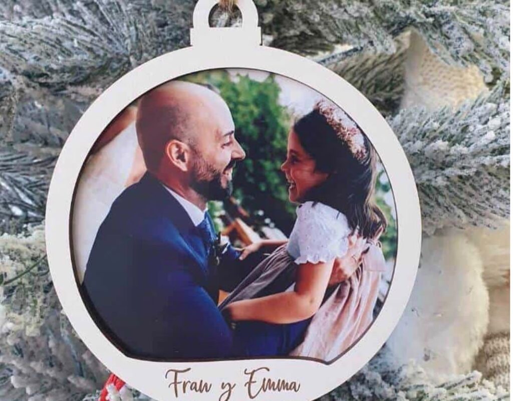 Bola de navidad con foto