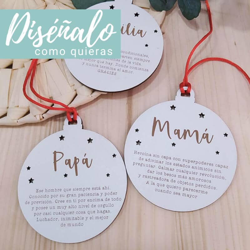 Bola de navidad, diseña como quieras