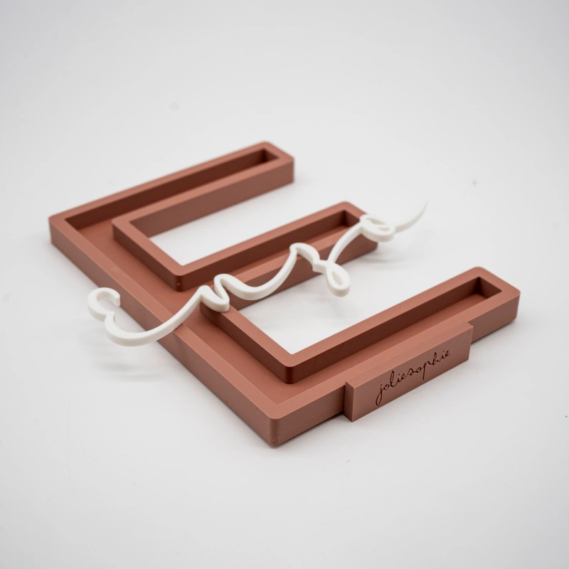 Letra modelo cuadrado 3D - Imagen 7